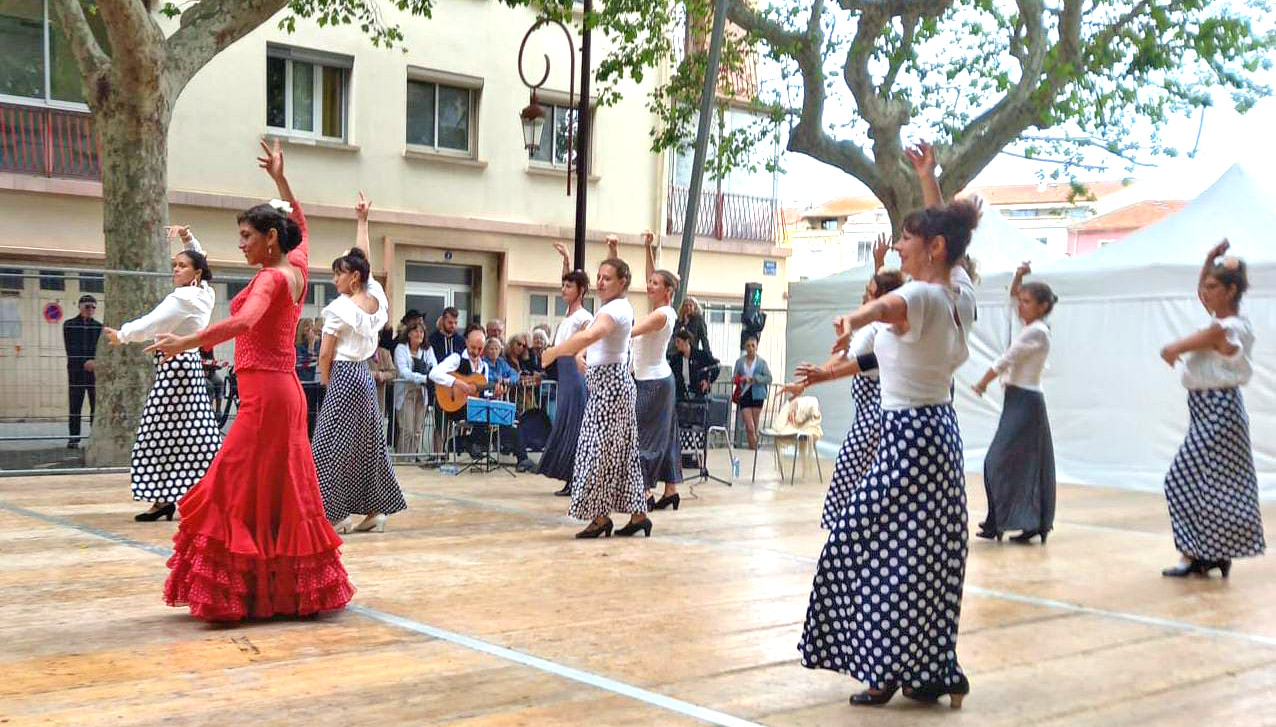 Asso flameco Puro à Sète - pour le Km de danse