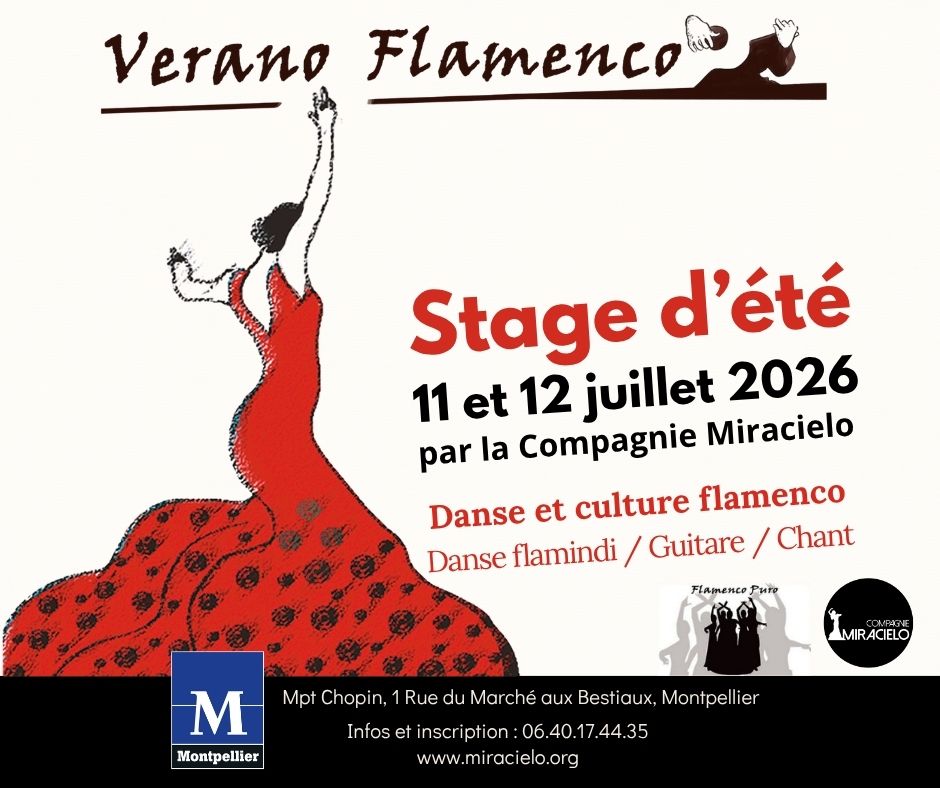 Stage d’été Verano Flamenco à Montpellier