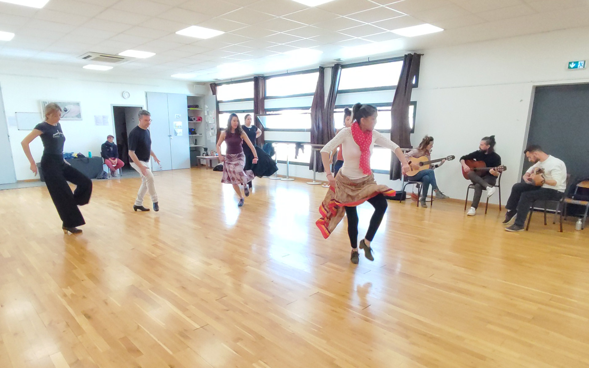 Asso flameco Puro à Sète - pour le Km de danse